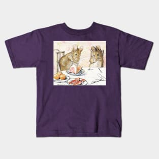 Plaster Food - The Tale of Two Bad Mice - Beatrix Potter Kids T-Shirt